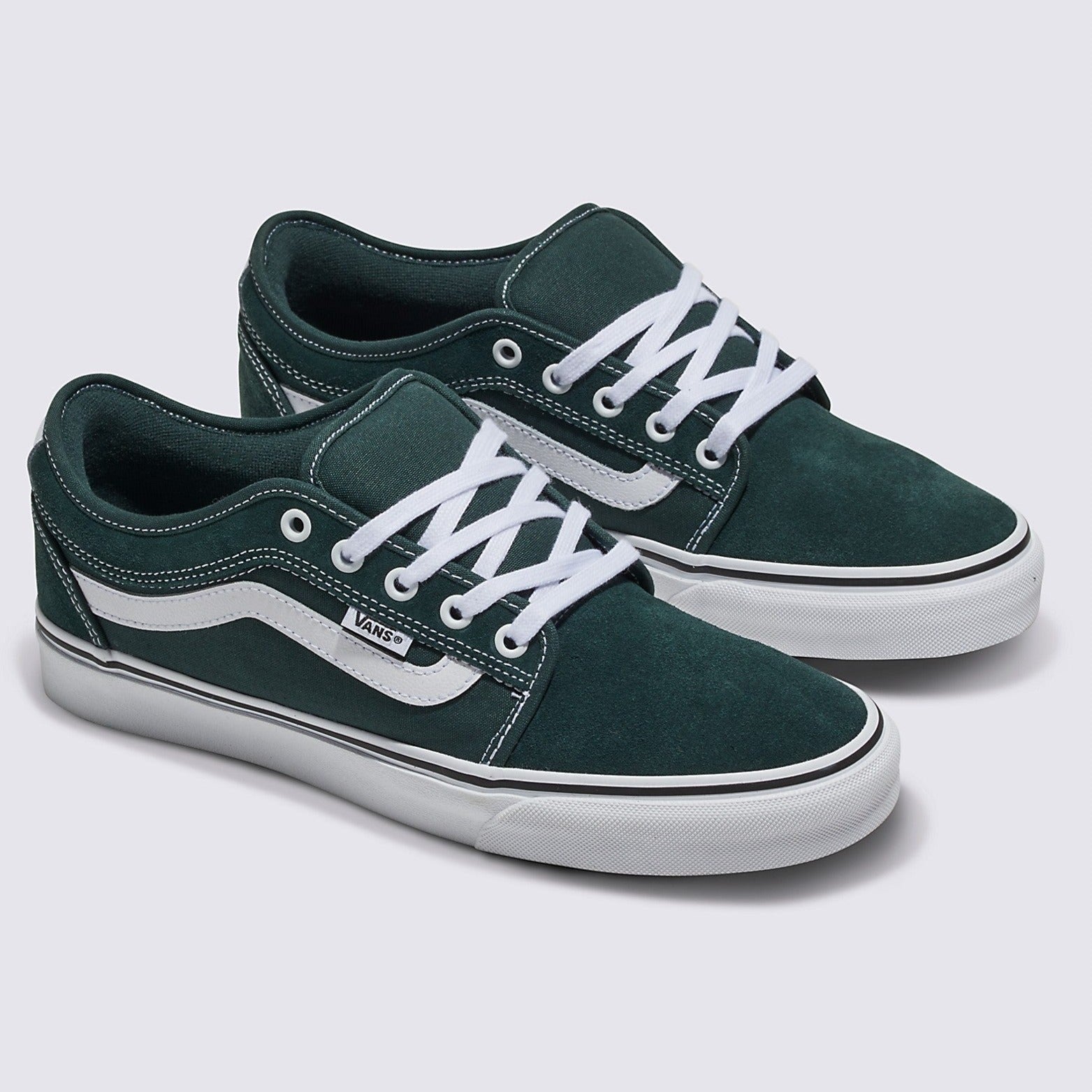 Green Gables Chukka Low Sidestripe Vans Skate Shoe