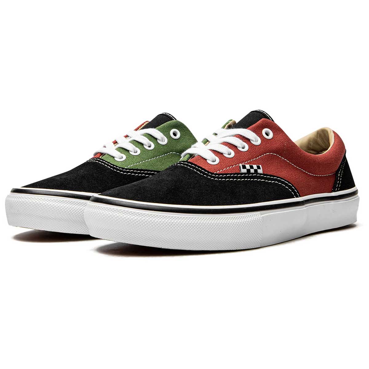 (University)Red/Green Vans Skate Era shoes Pair