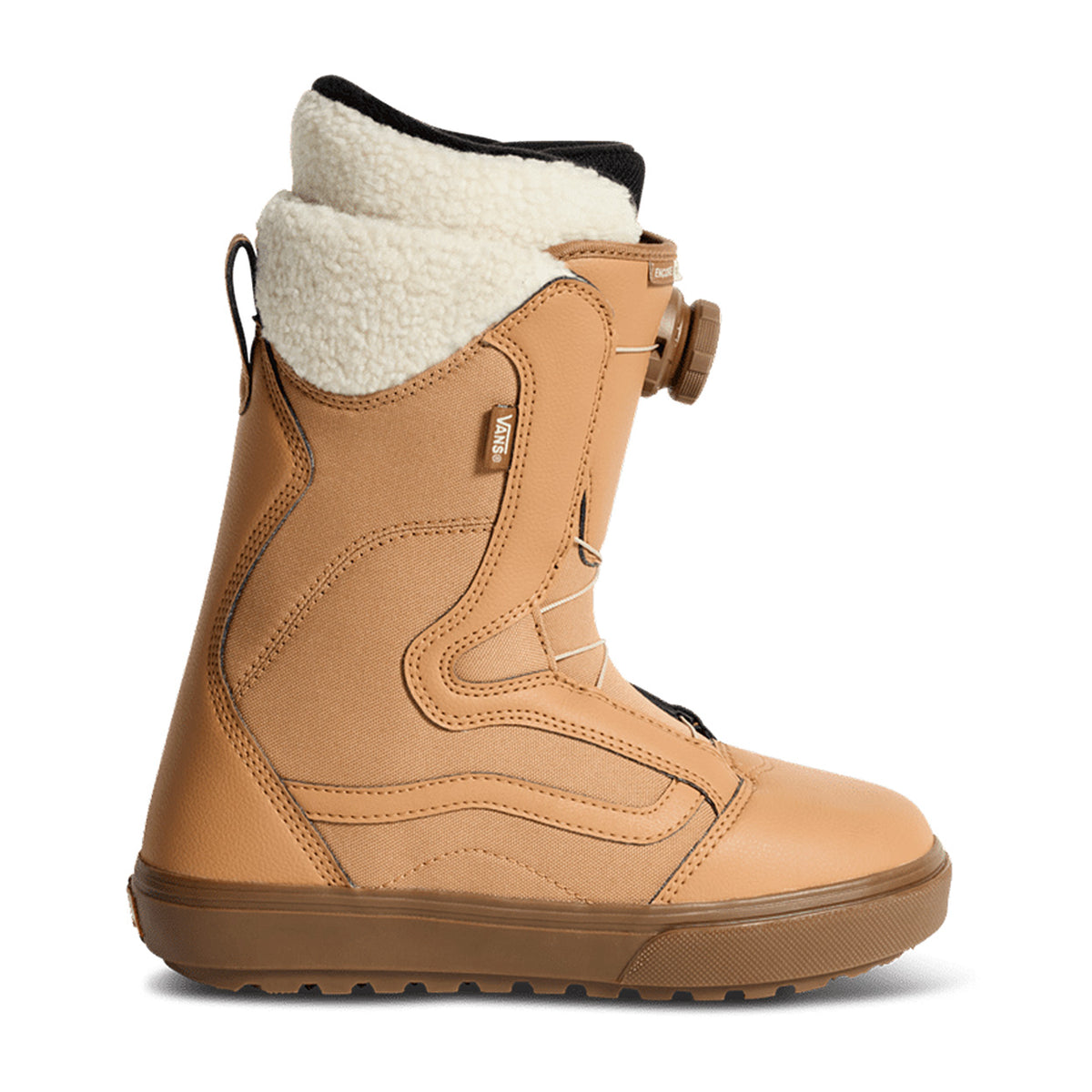 Sherpa Tan Brown Vans Encore OG Boot with Boa