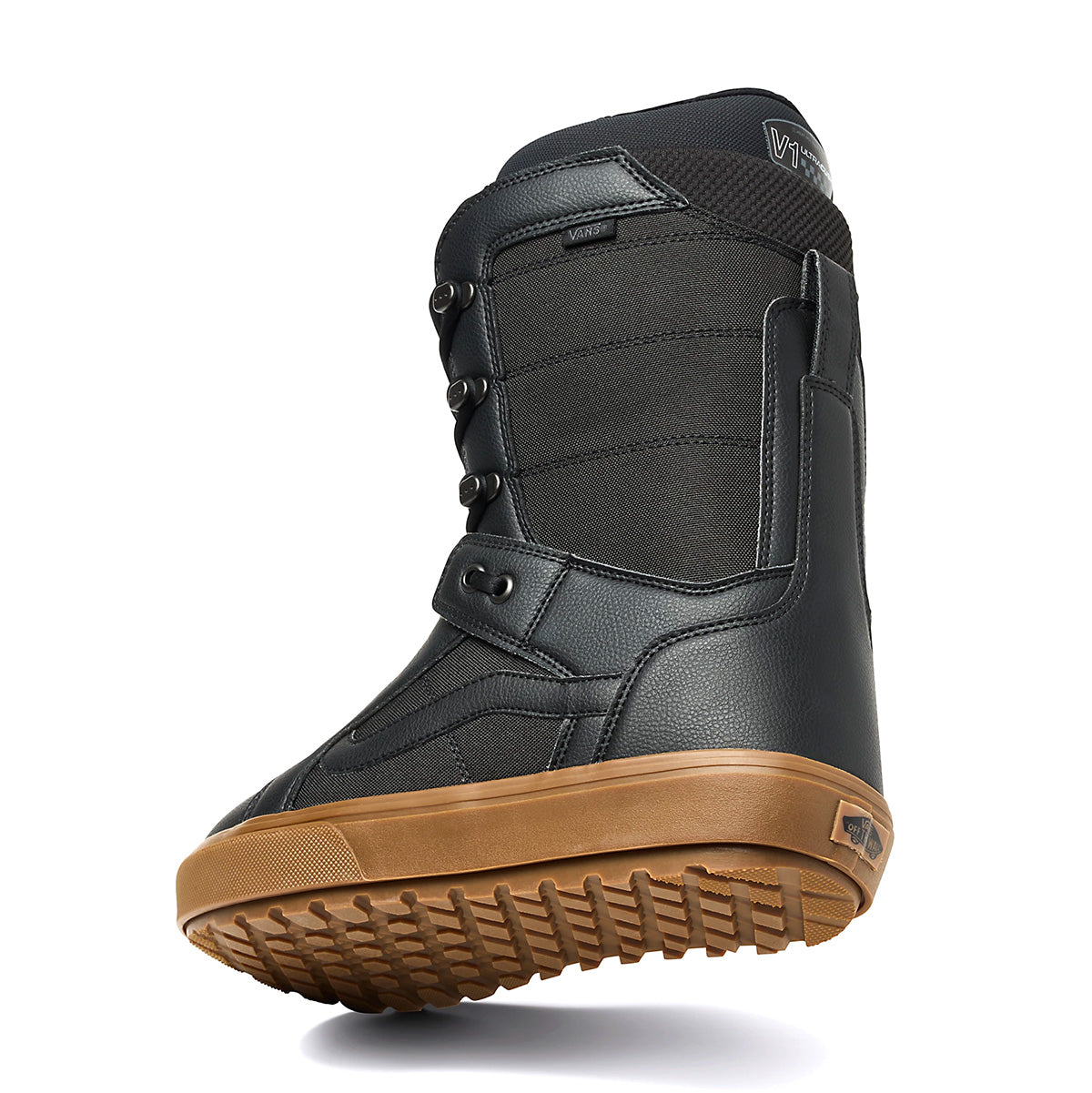 Black/Gum Hi Standard Vans Snowboard Boot Back