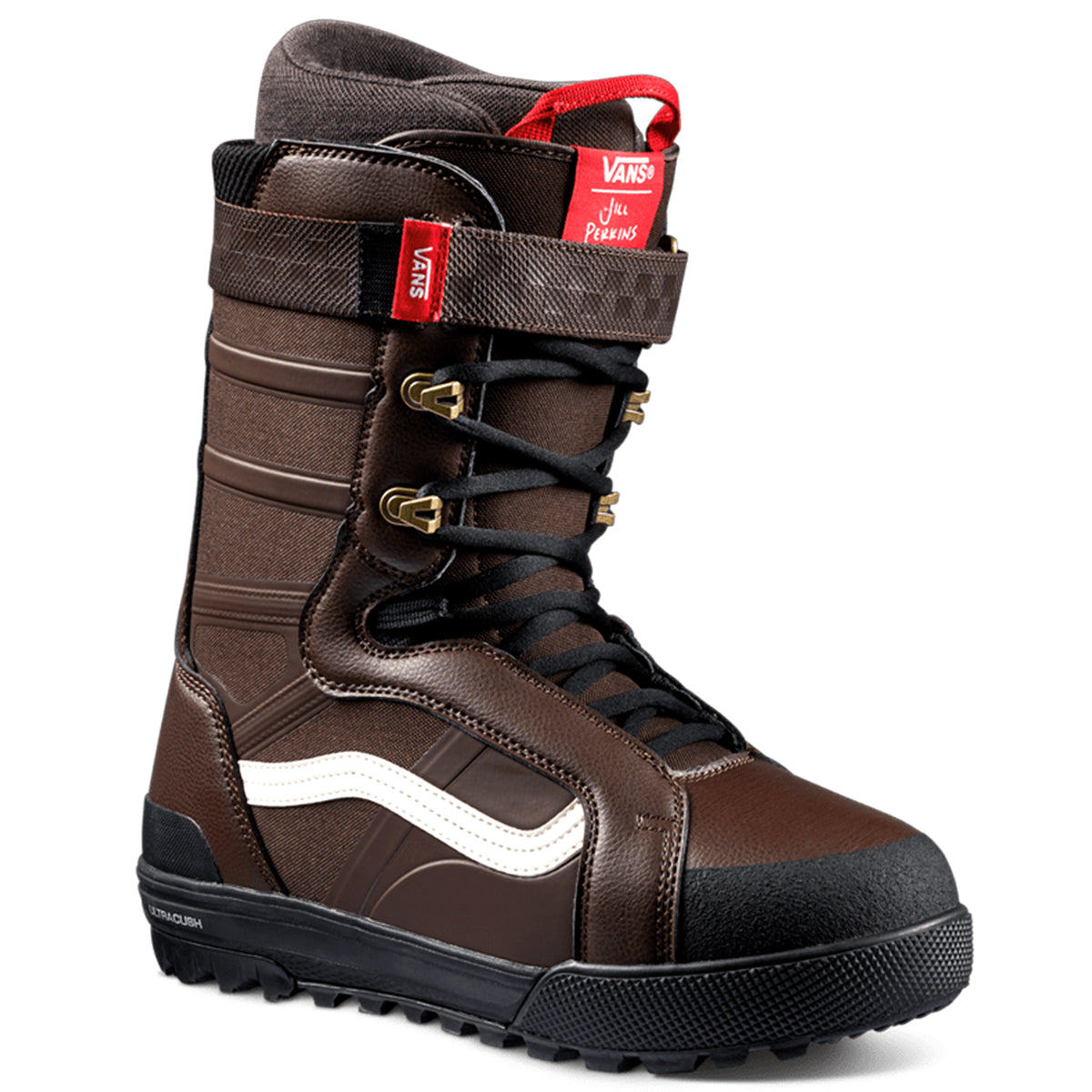 Jill Perkins Brown Hi Standard Pro Vans Snowboard Boot