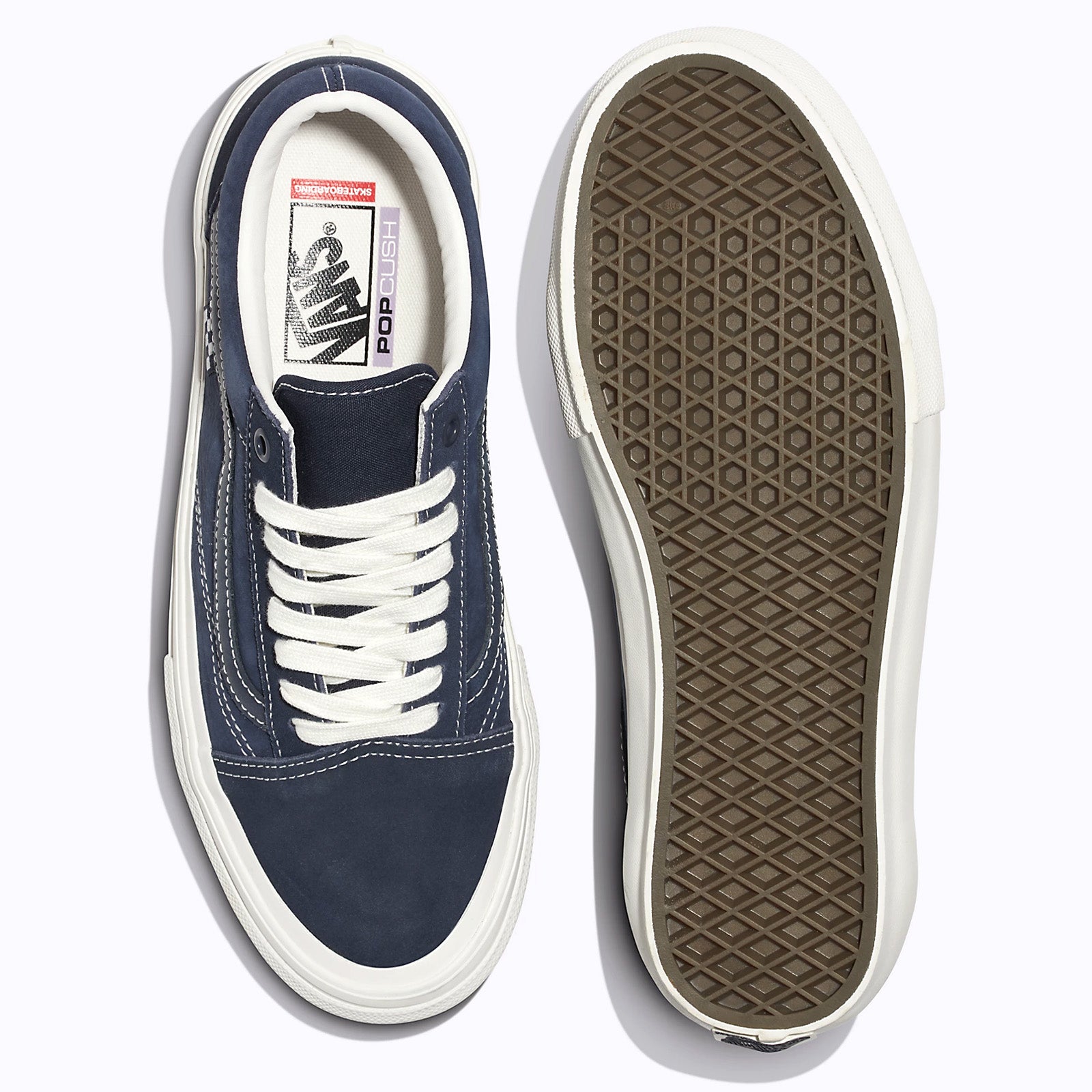 Navy Wrapped Old Skool Skate Vans Top Bottom