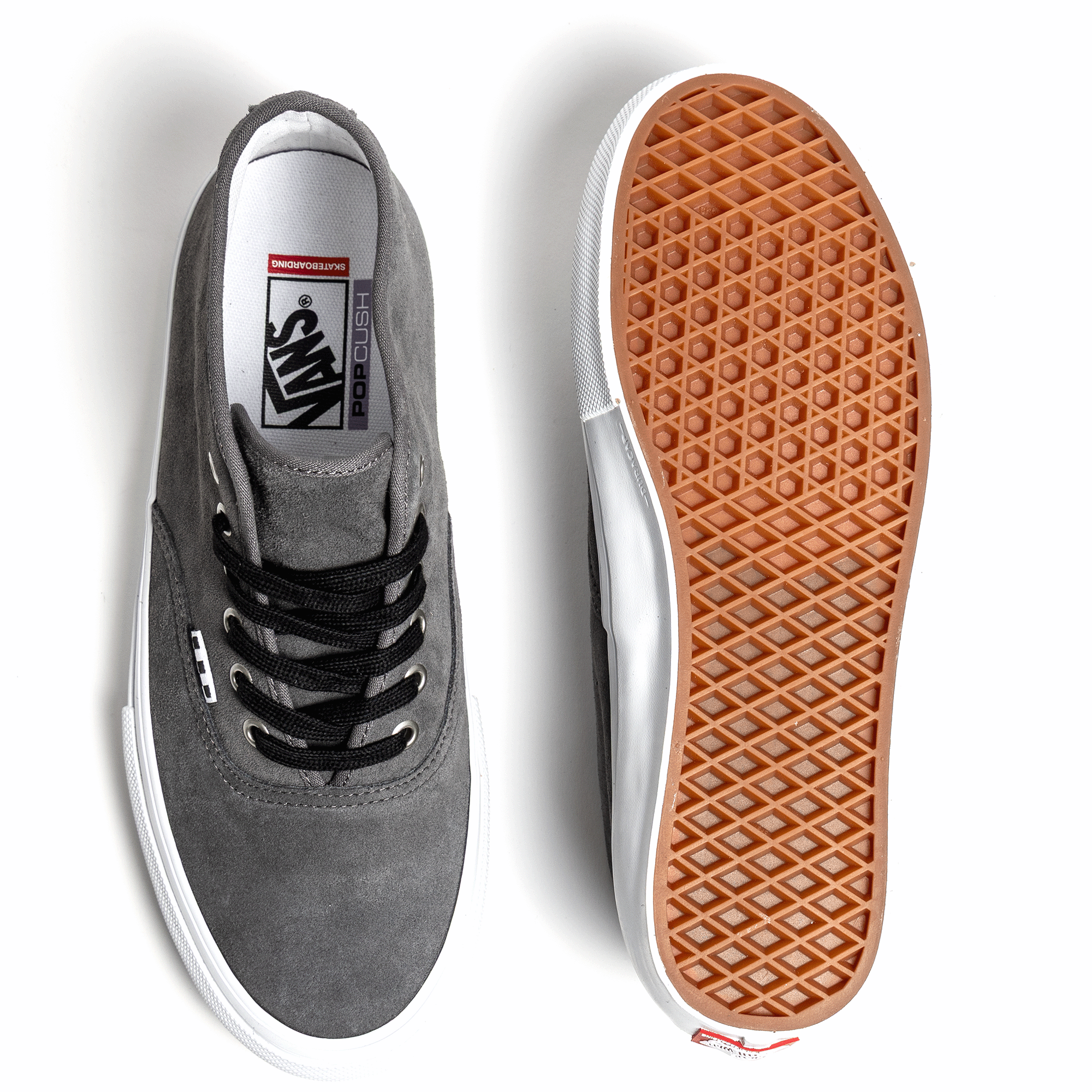 Vans Skate Authentic Mid Skateboard Shoe - Pewter