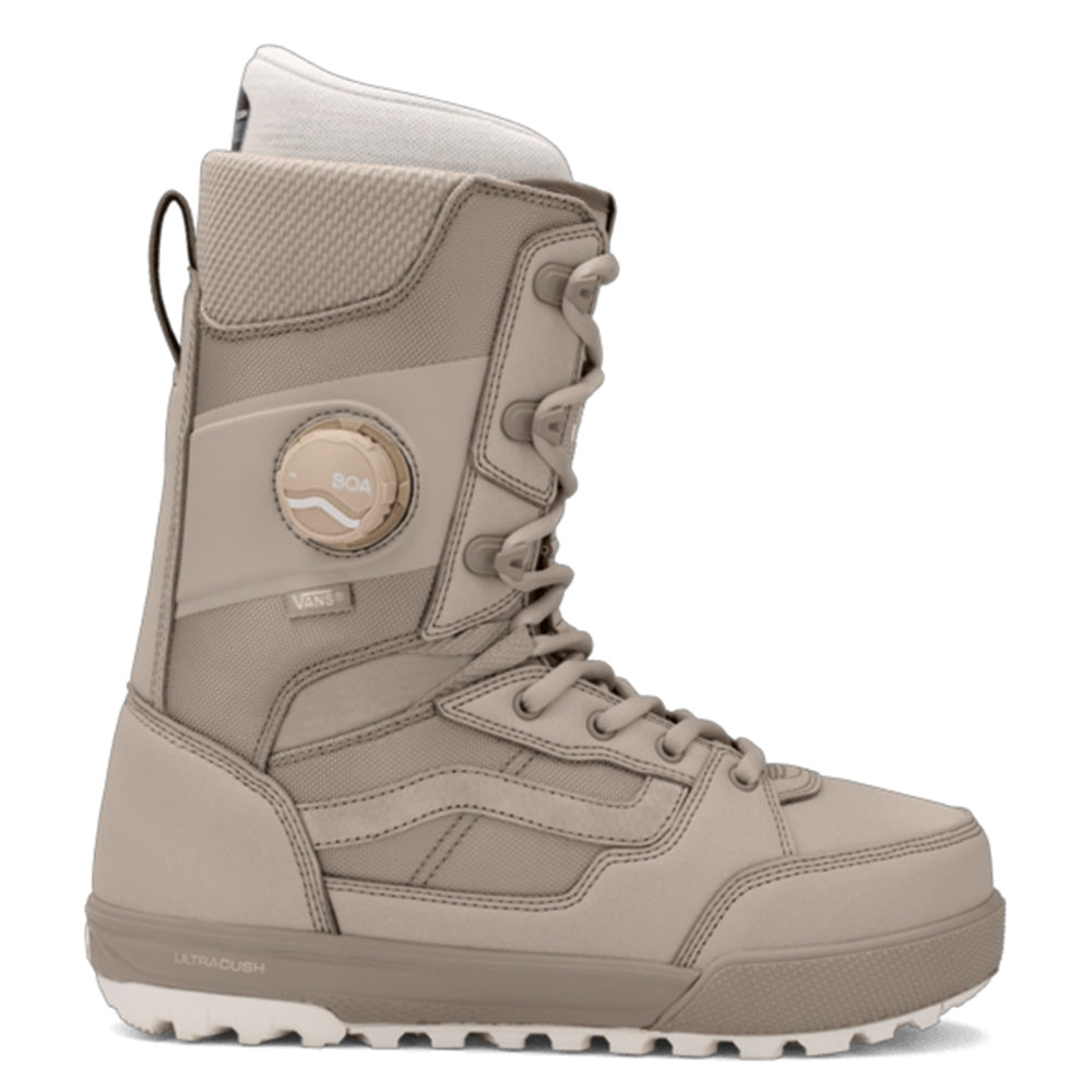 Mushroom Vans Invado OG snowboard boot with laces and side boa