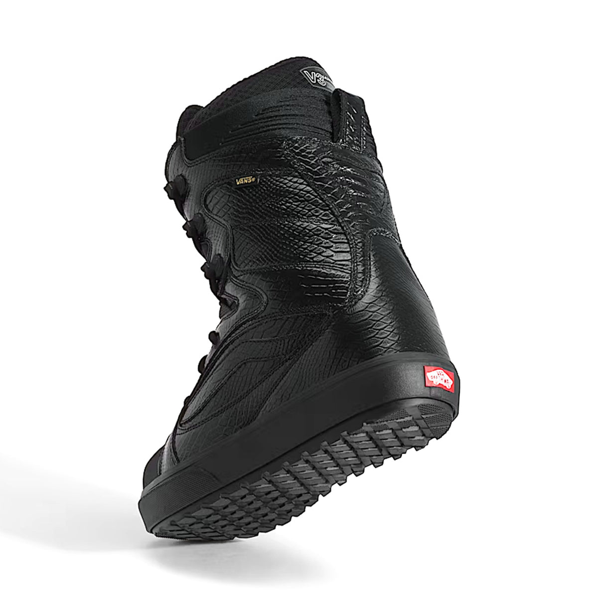 New Vans Super Standard snake skin boot back view