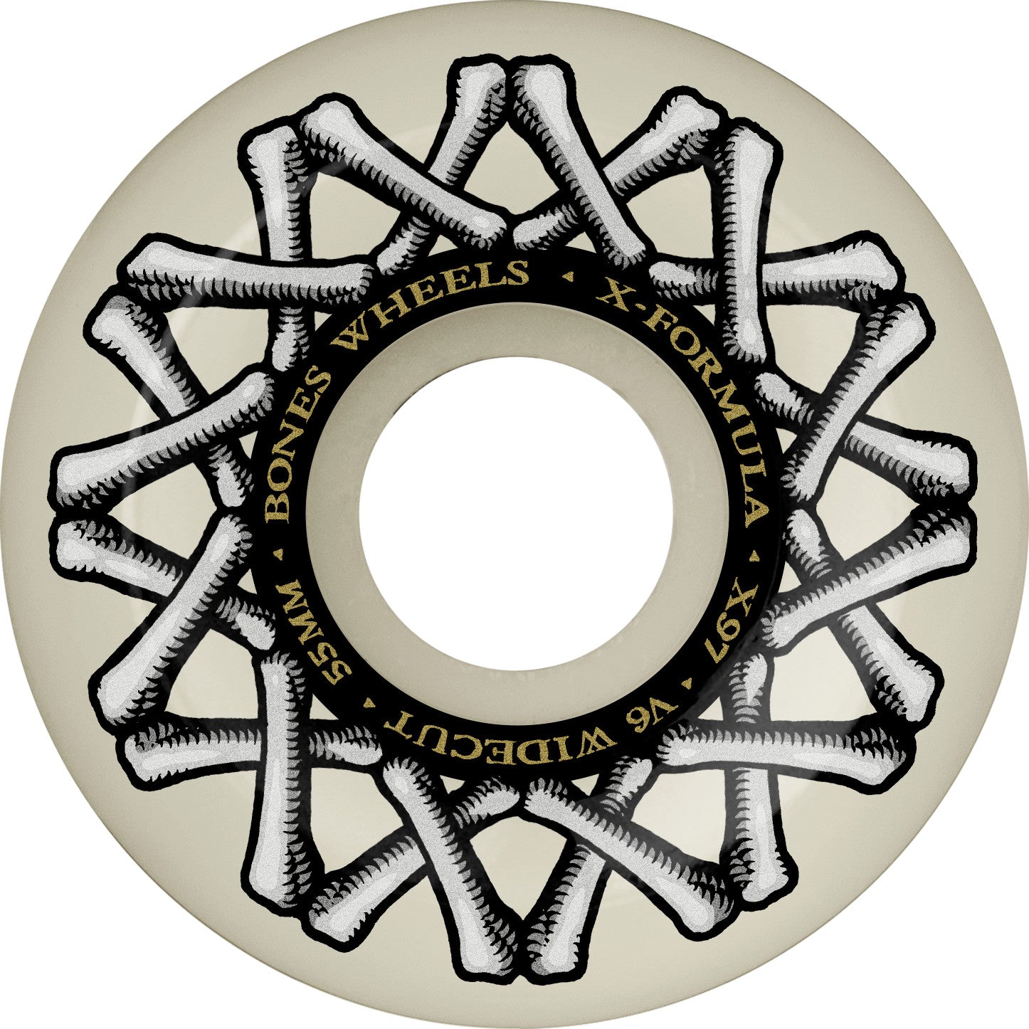 Bones X-Formula 97a V6 Widecut Skateboard Wheels