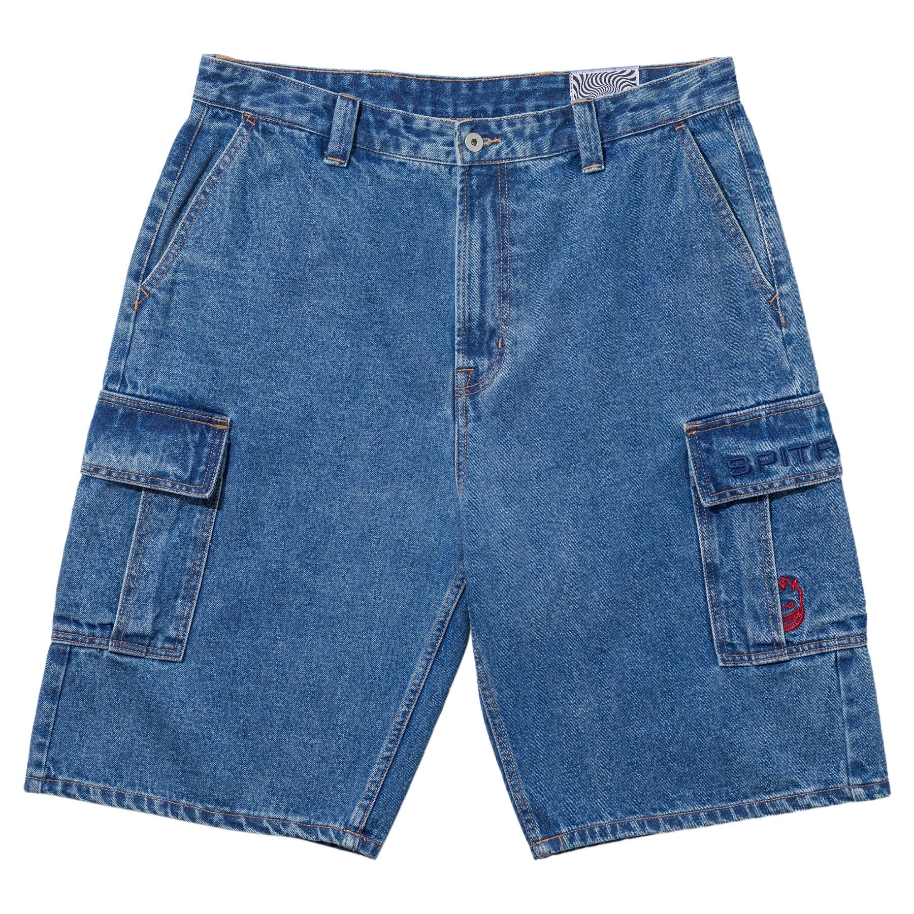 Light Stone Wash Classic 87' Spitfire Shorts