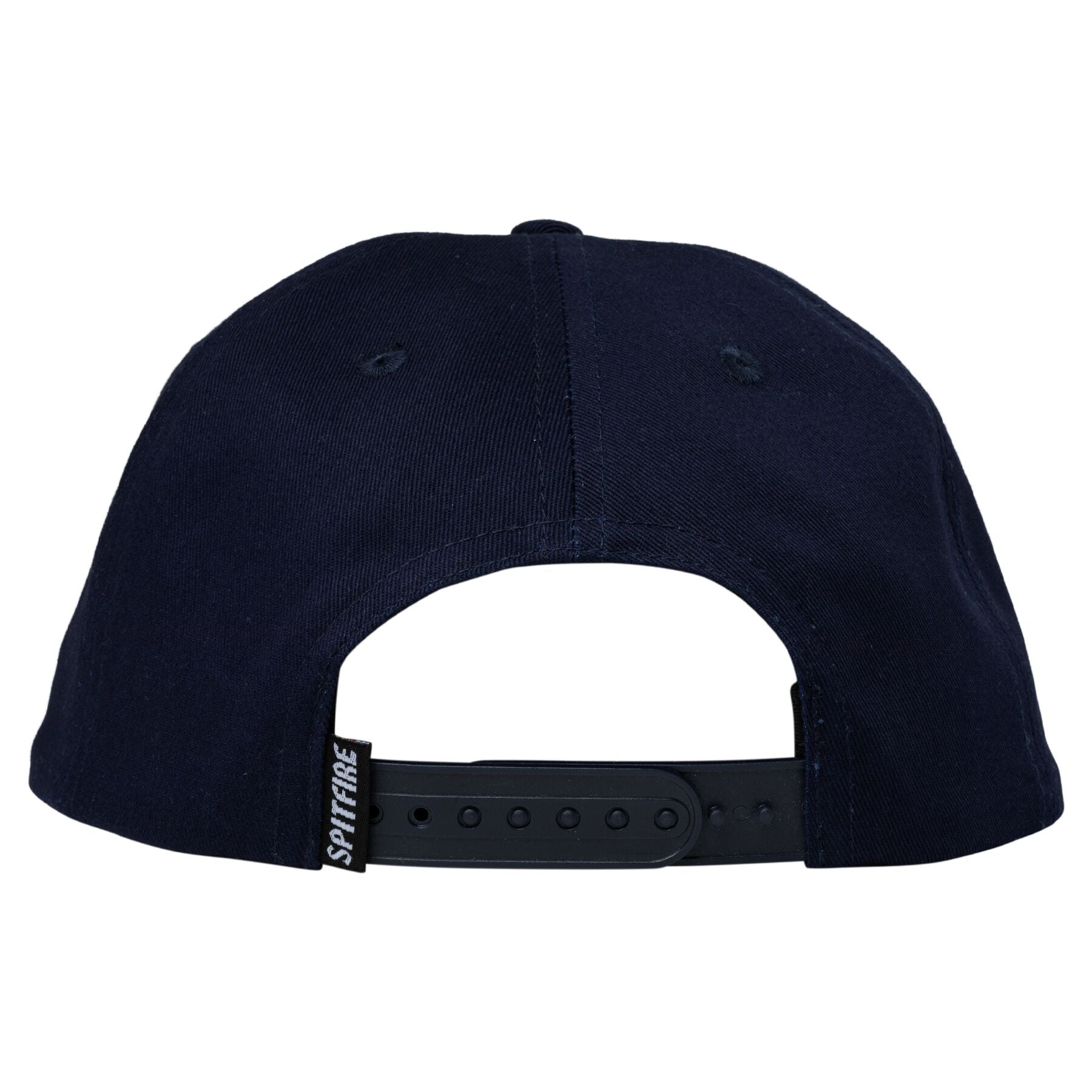 Navy/White Bighead Spitfire Snapback hat back