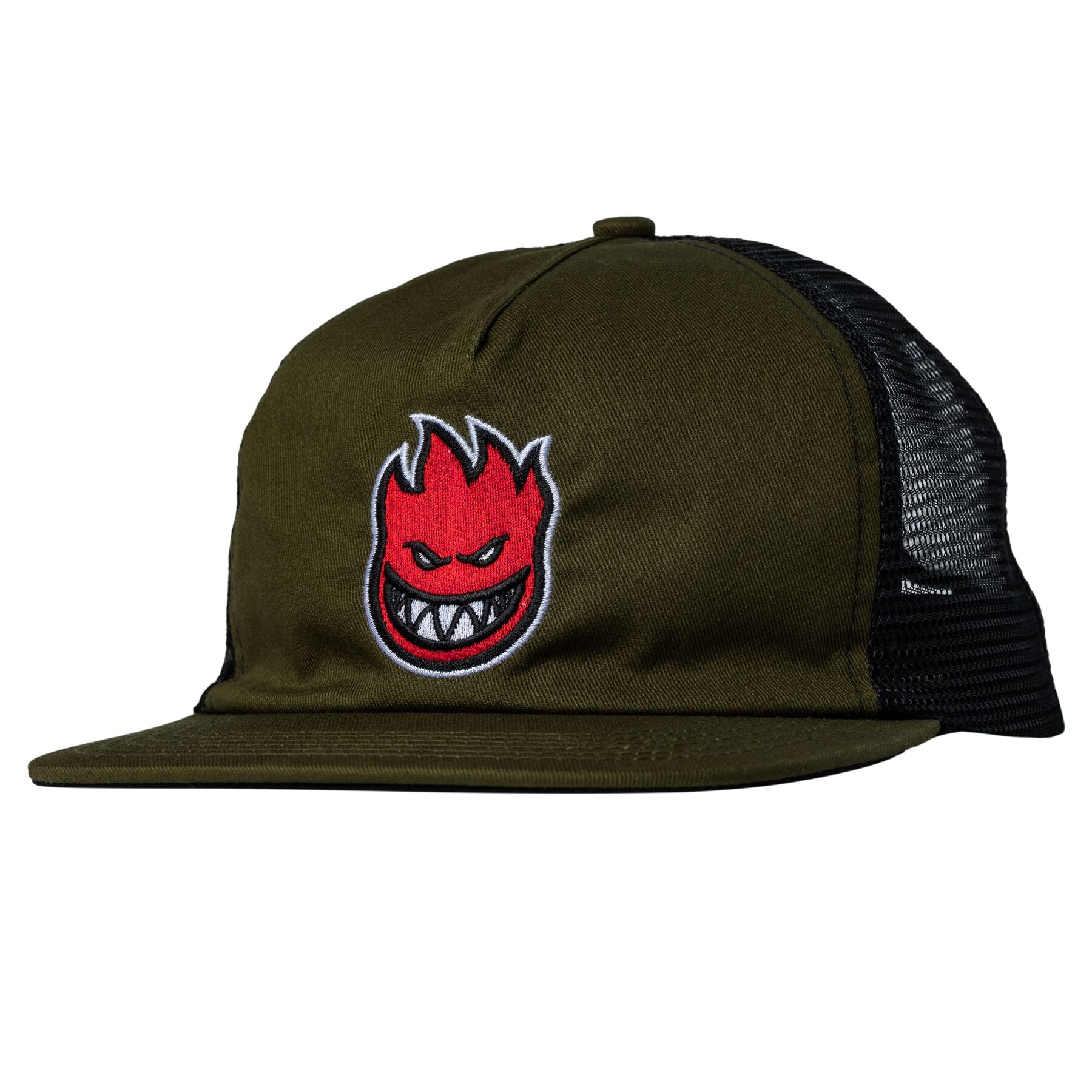 Olive/Red Spitfire Bighead Fill Hat
