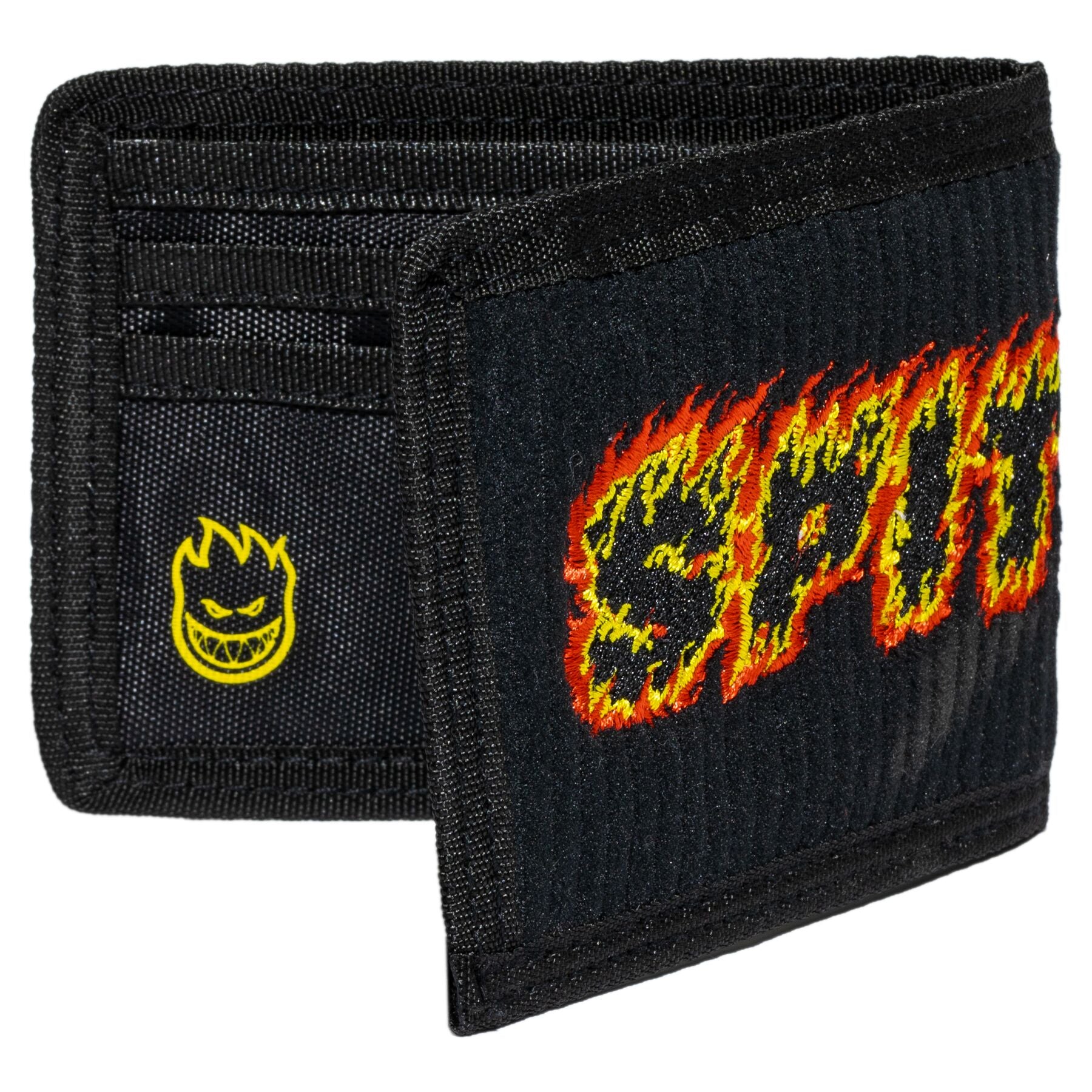 Flames Script Spitfire Bi-Fold Wallet