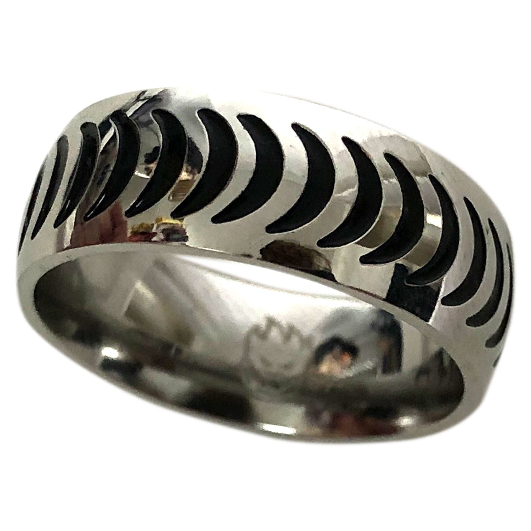 Stainless Steel Spitfire Ring