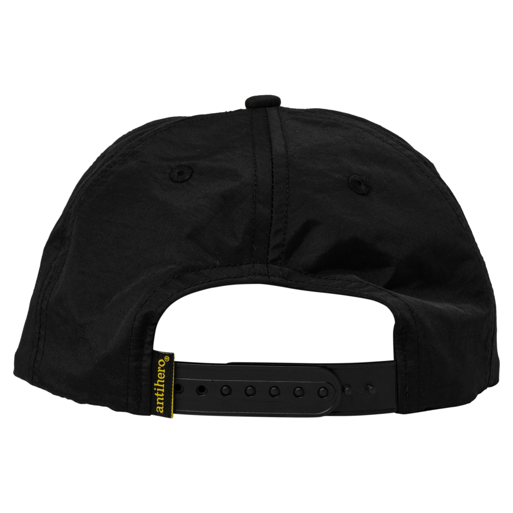 Black/Brown Basic Eagle Antihero Snapback Hat Back