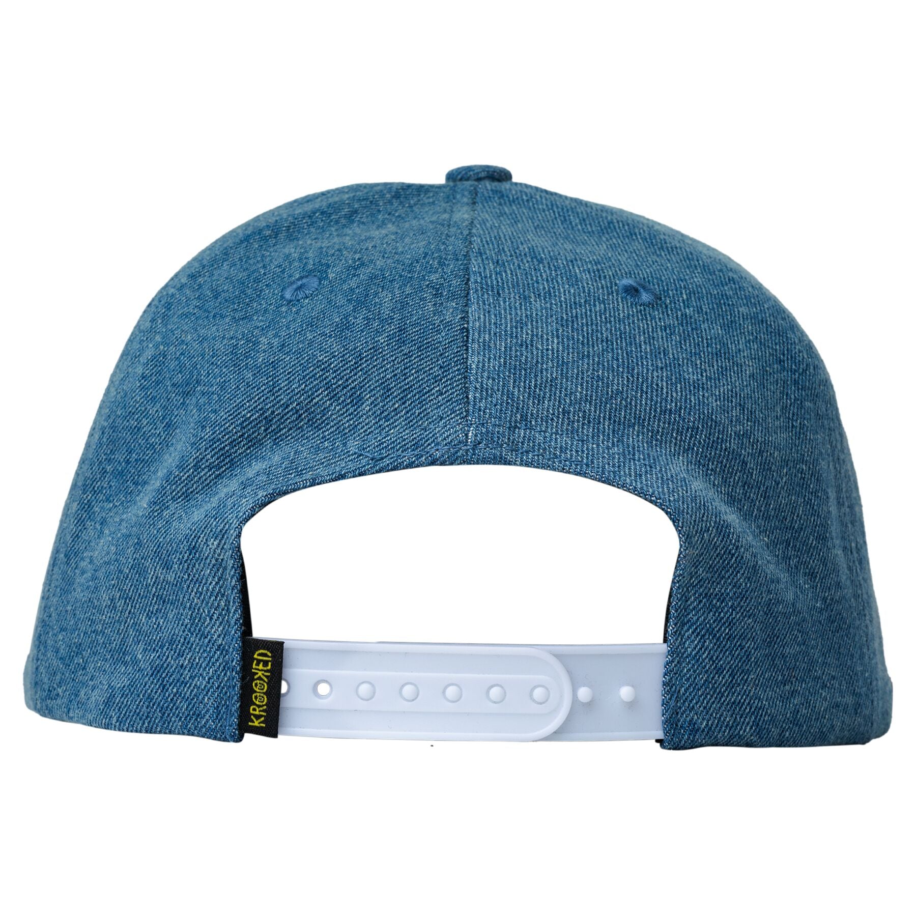 Washed Denim Eyes Krooked Snapback