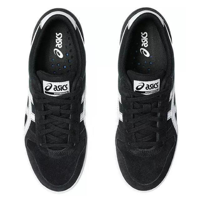 Black/White Aaron Pro Asics Skate Shoe Top