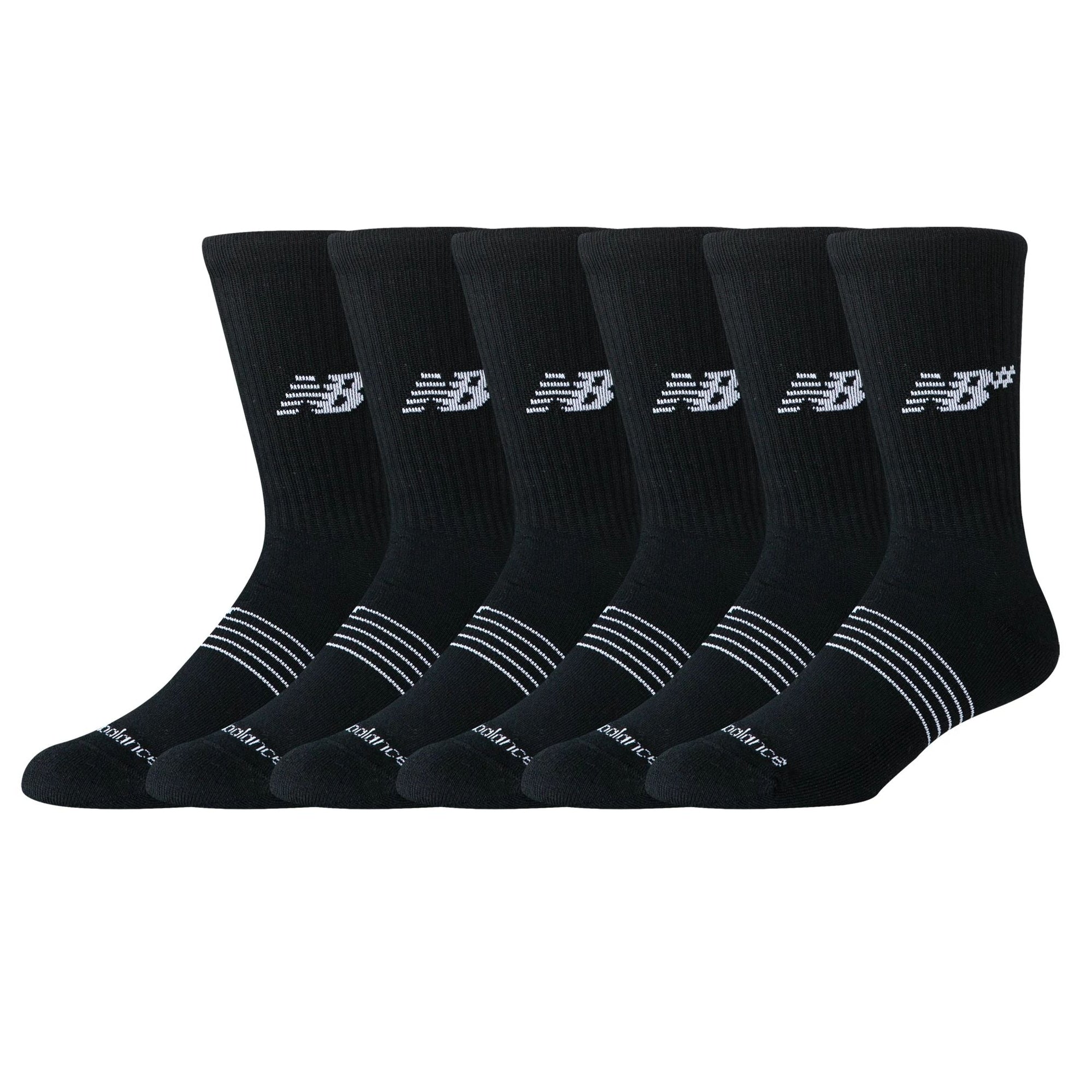 6-Pack NB Numeric Crew Socks