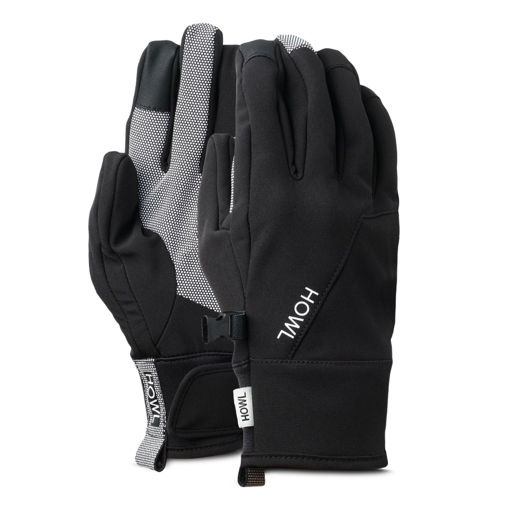 Black 2024 Tech Howl Snowboard Gloves