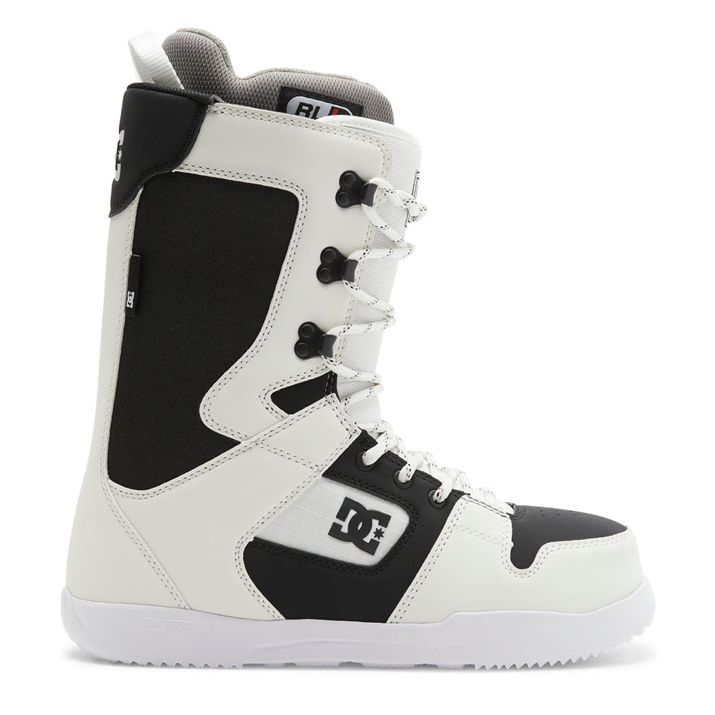 White/Black 2025 Control DC Snowboard Boots