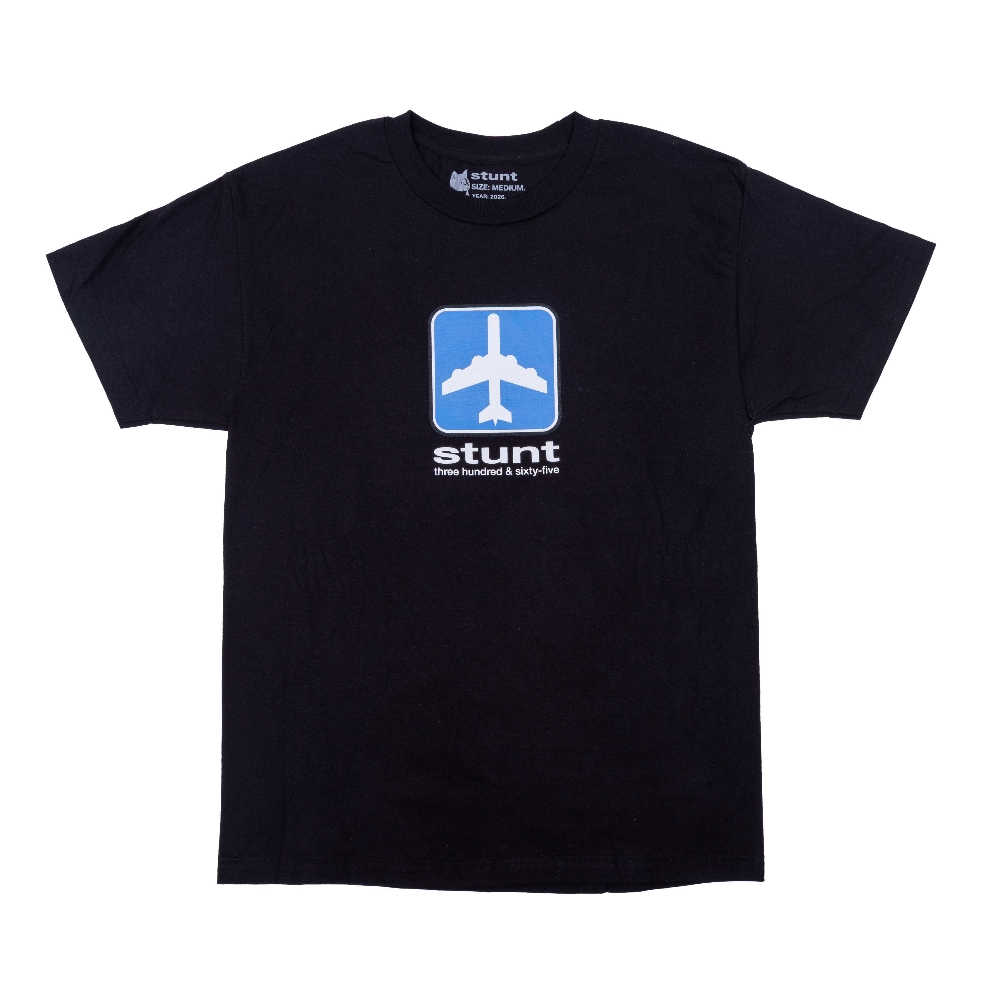 Stunt Aeroplane Tee - Black