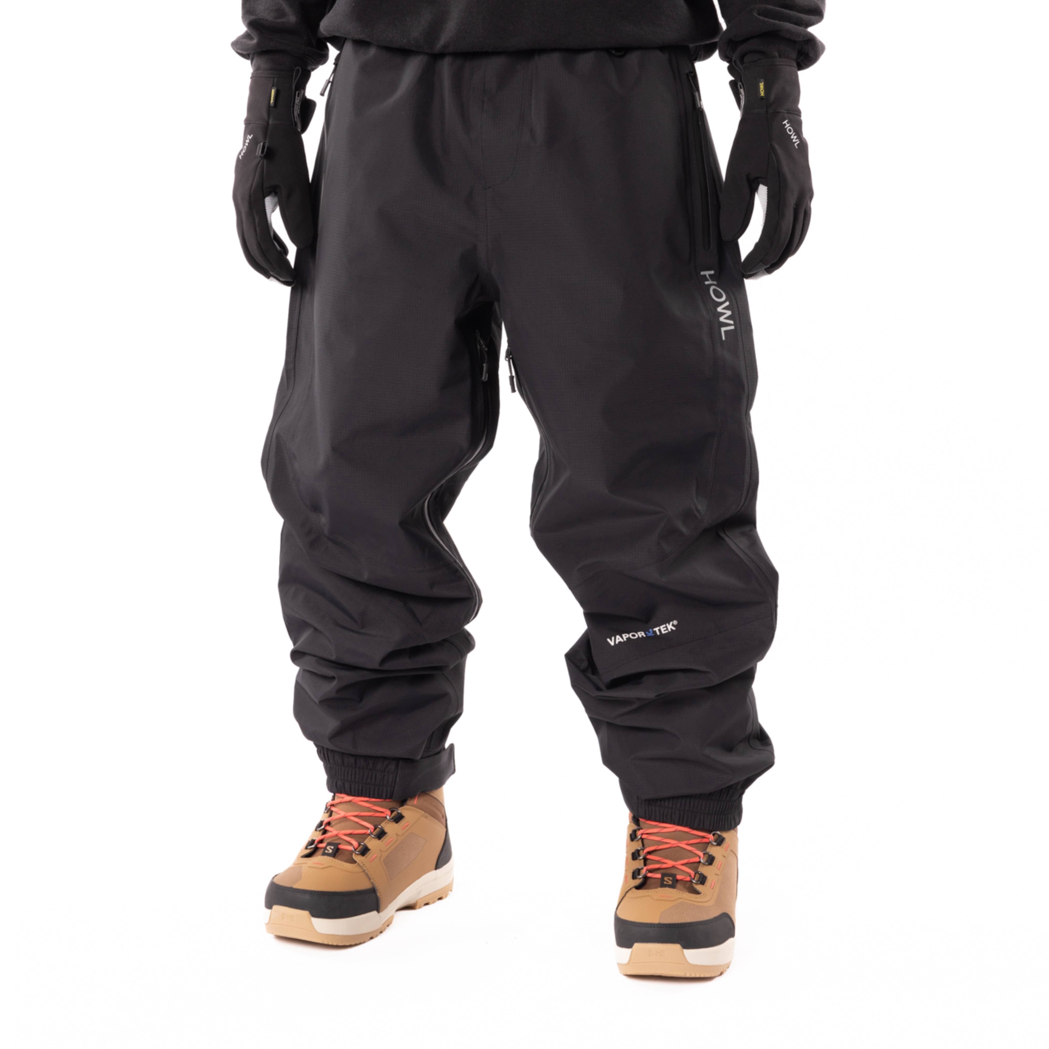 Black Shell Howl Snowboard Pants