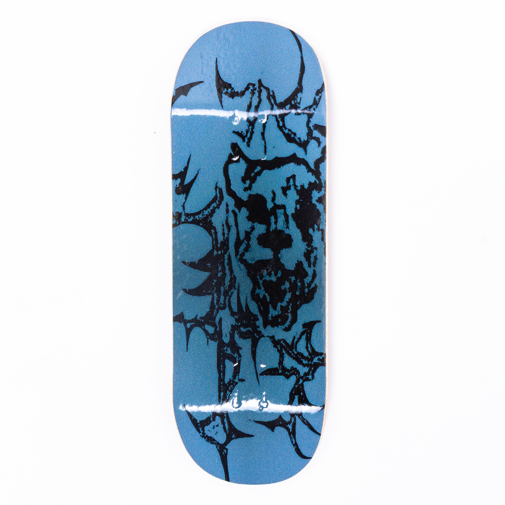 Awful Cyber Bear Blue Fingerboard Deck - Low 97 Shape