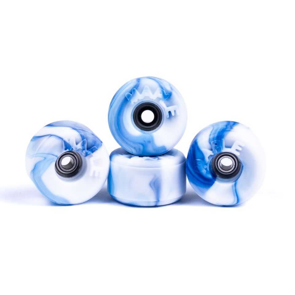 Maple 70D Bowl Fingerboard Wheels - Azure Swirl
