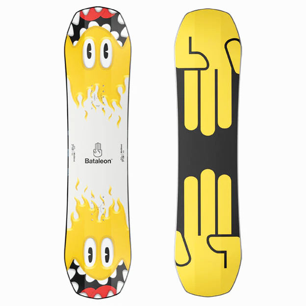 Yellow Bataleon Minishred 2023 Kids Snowboard 105