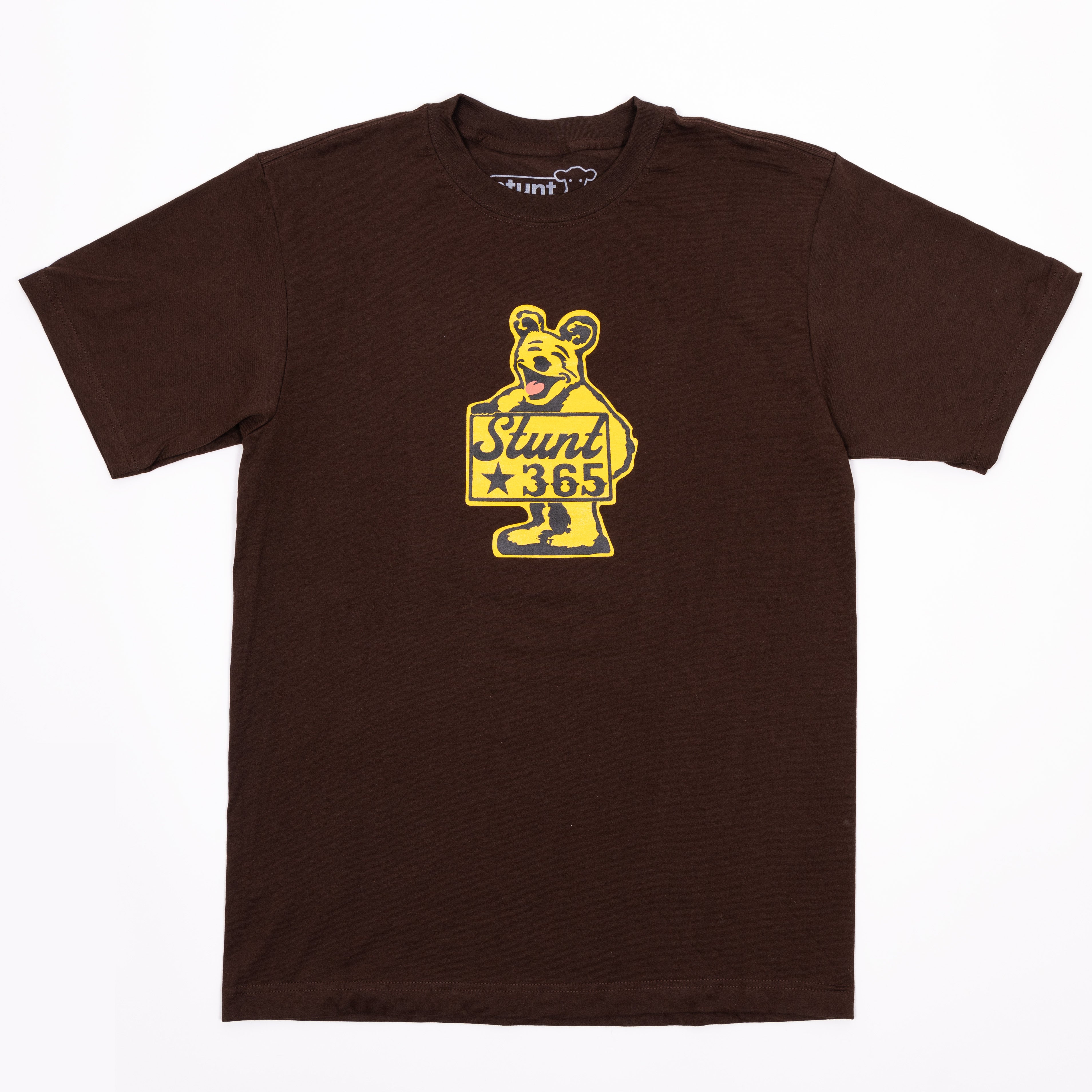 Brown Gold Bear Stunt 365 Tee