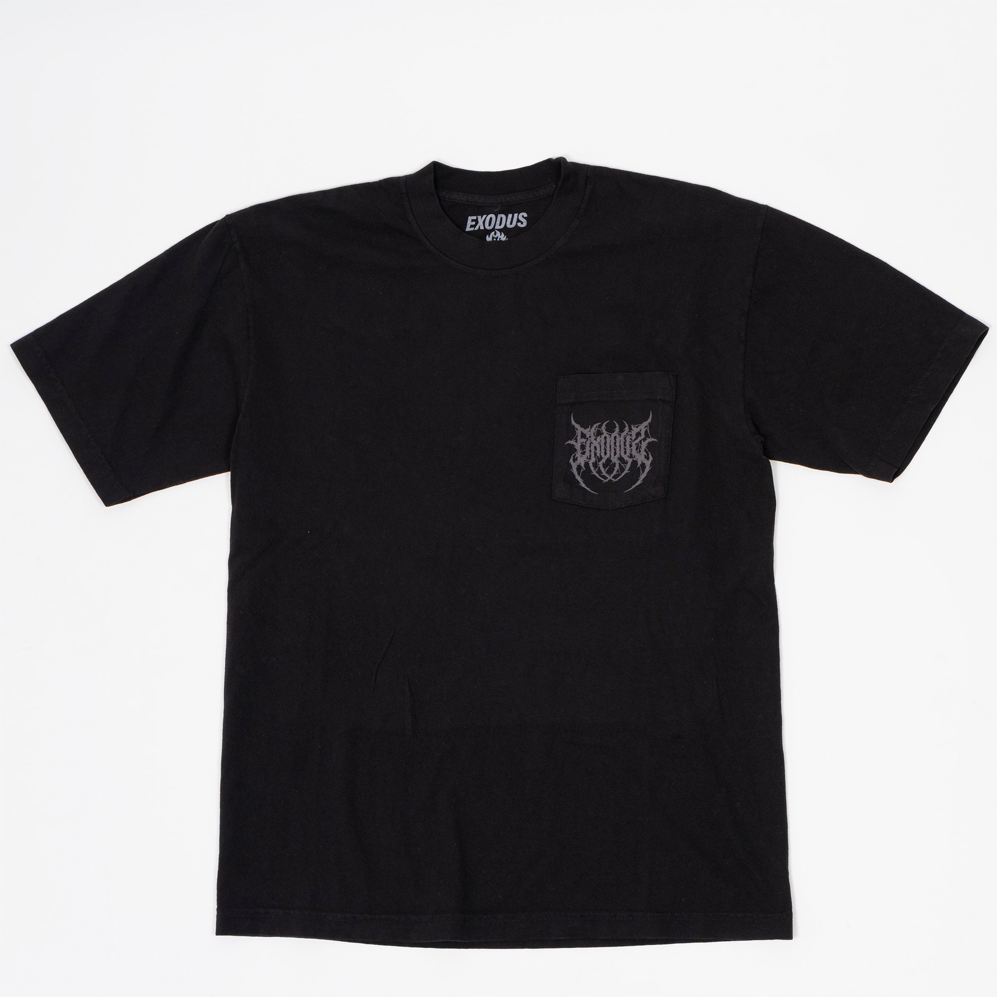 Exodus Metal Pocket Tee - Black