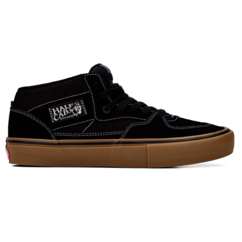Vans Skate Half Cab Skateboard Shoe - Black/Gum/White