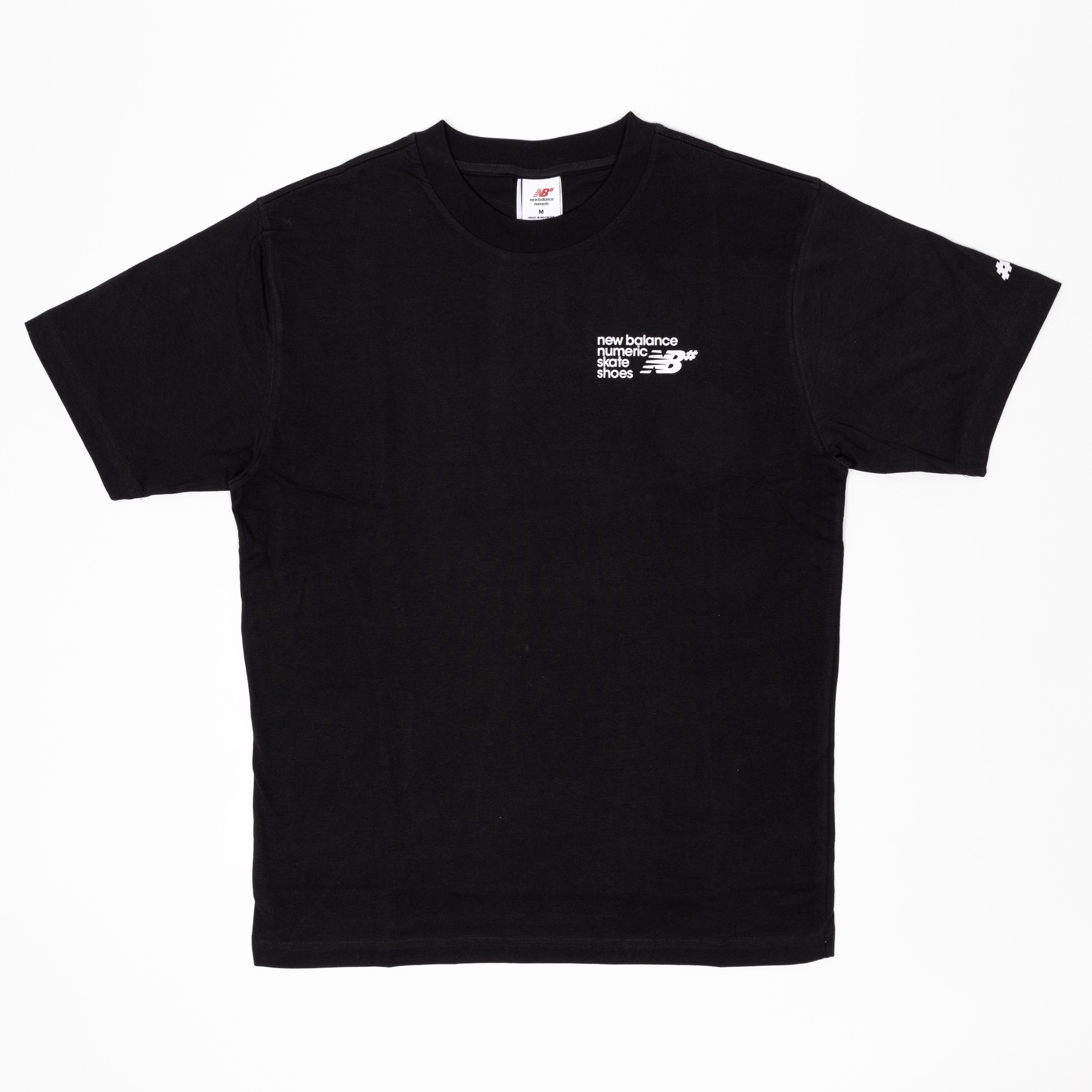 New Balance Numeric Small Logo Jersey Tee - Black