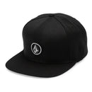Black Quarter Twill Volcom Snapback Hat