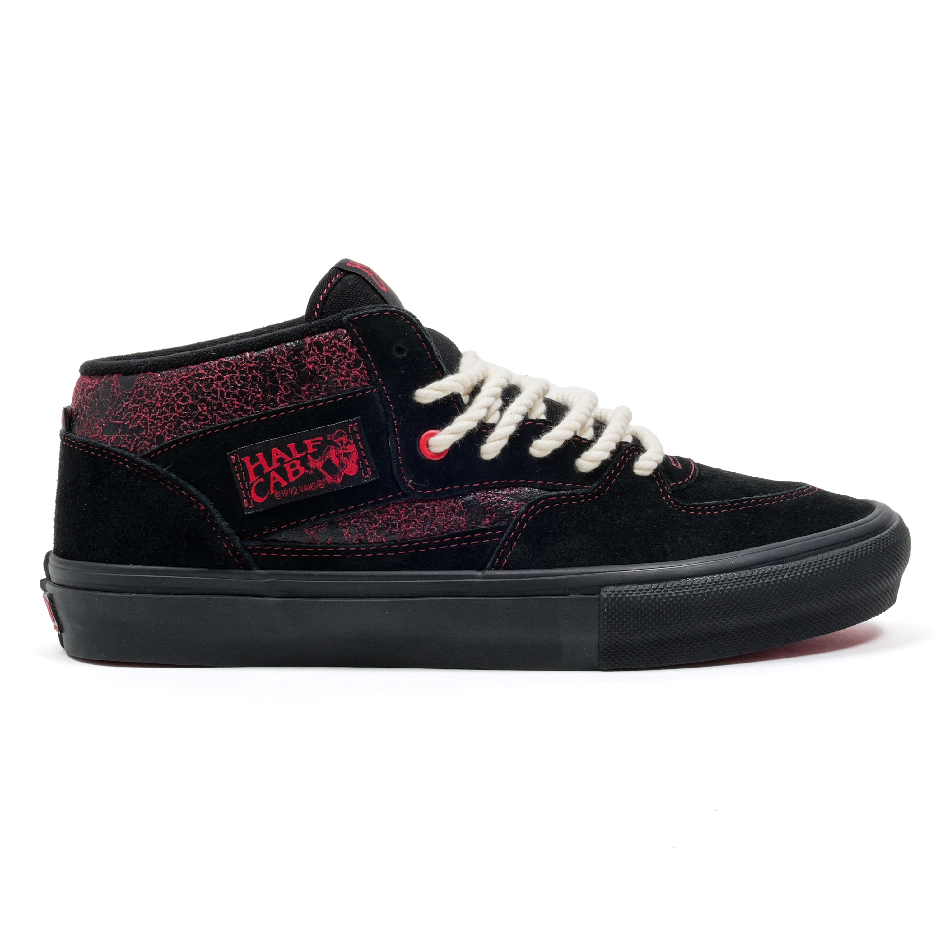 Vans Skate Half Cab Skateboard Shoe - Saw Red/Black