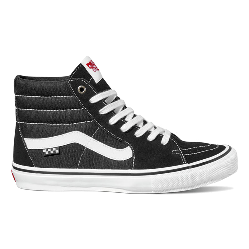 Black/White Skate Sk8-Hi Vans Shoe