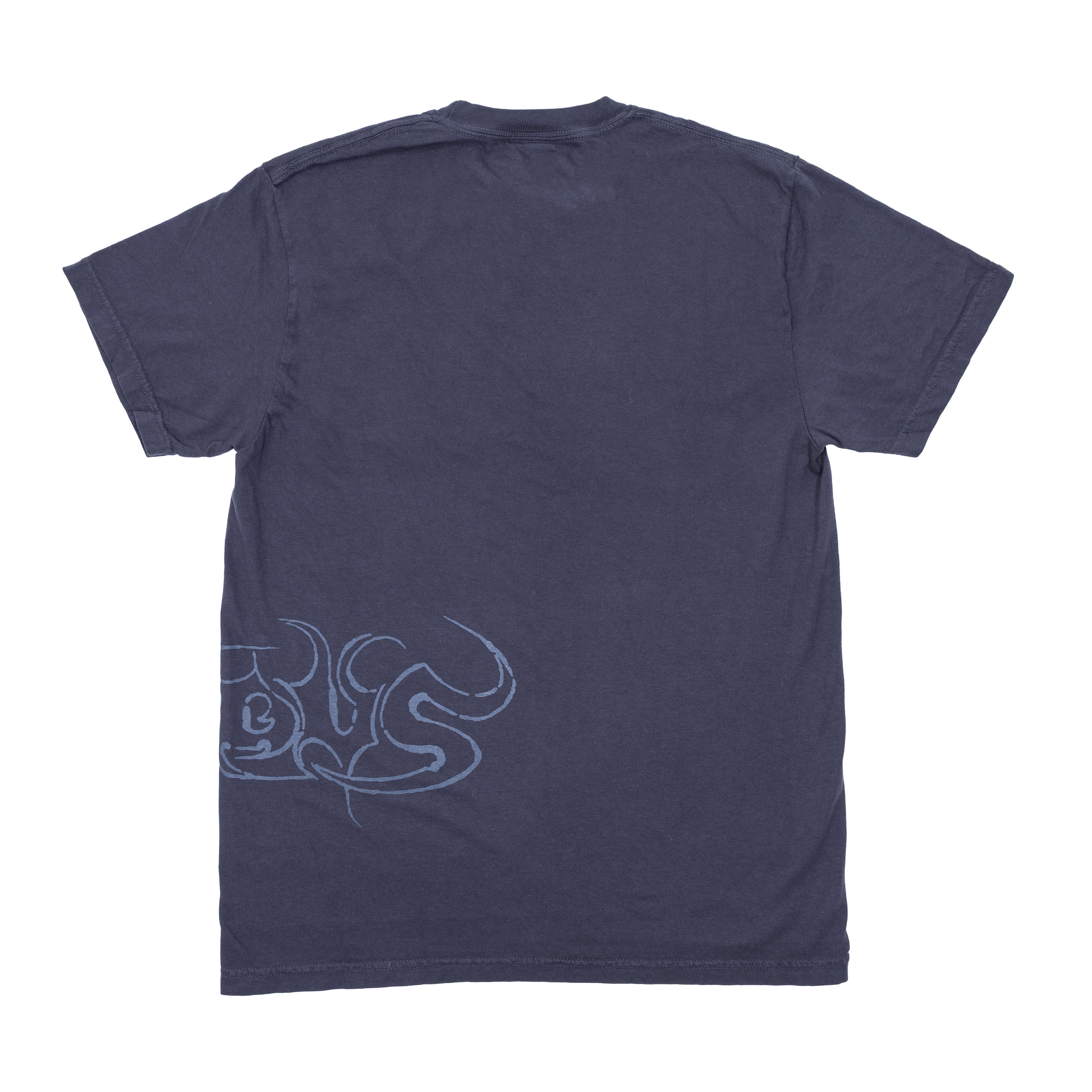 Exodus Side Script  Tee - Graphite