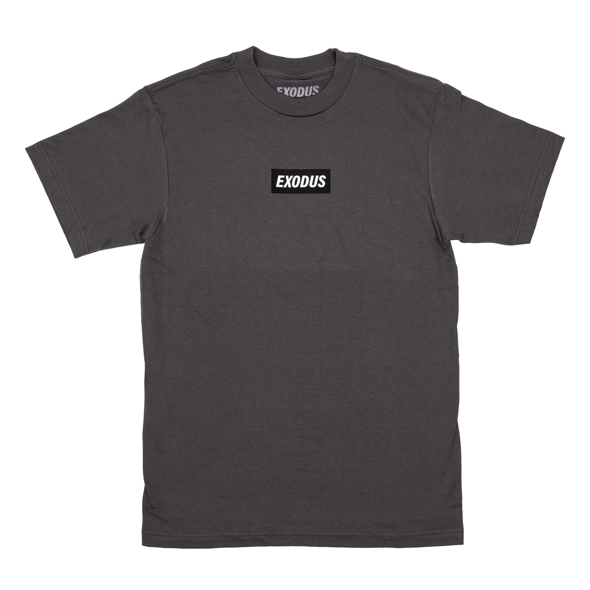 Exodus Box Logo Tee - Dark Grey
