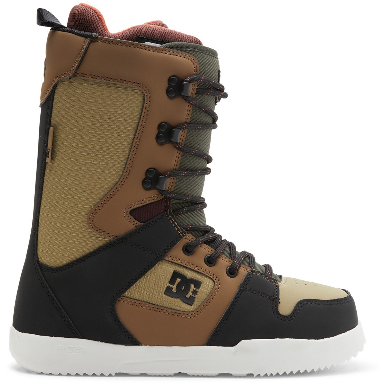 Brown/Green 2025 Phase DC Snowboard Boots