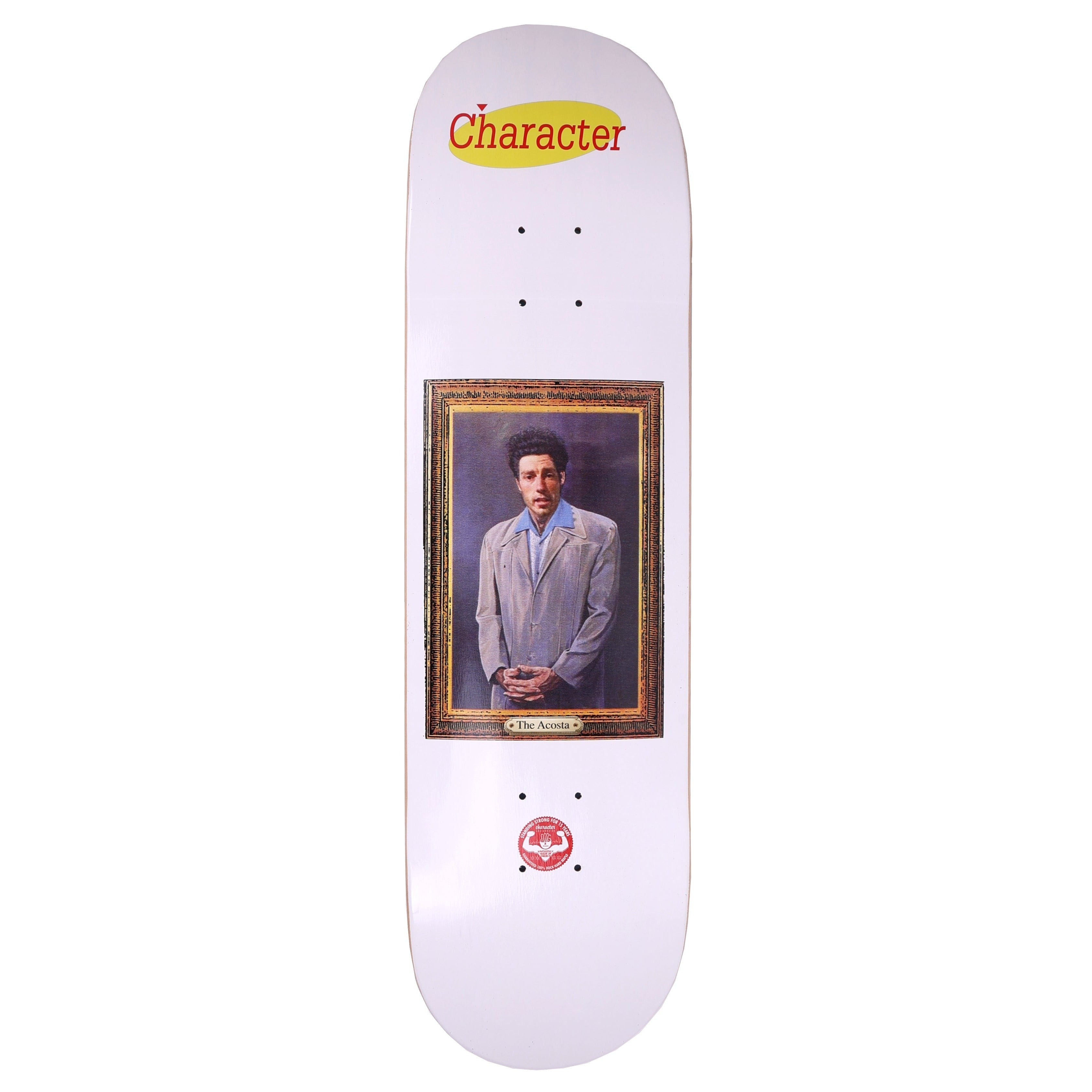 Derek Acosta Portrait Character Skateboards Deck