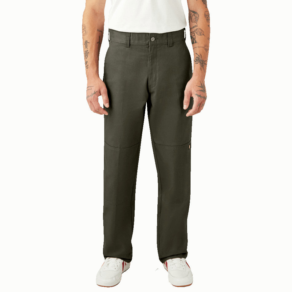 Olive Green Double Knee Spitfire x Dickies Pants