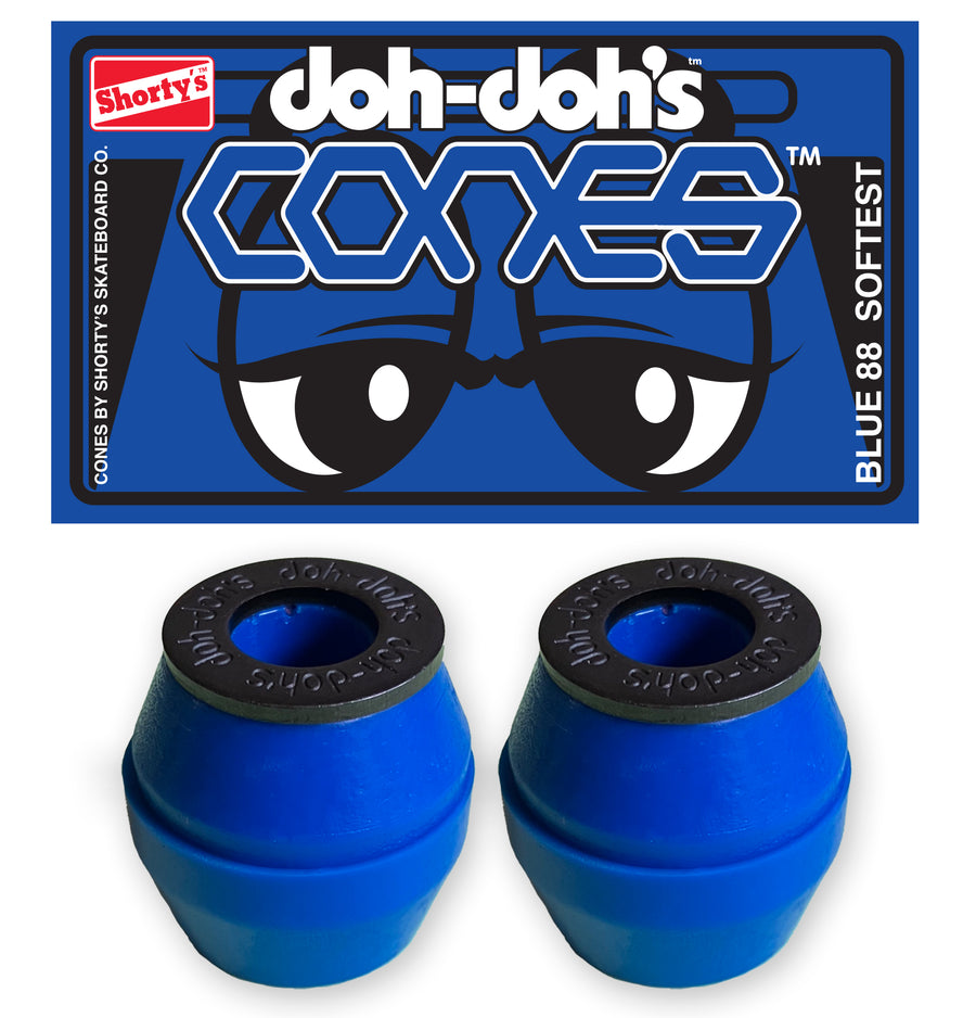 Shorty's Doh-Doh's Blue 88a Softest Cones Bushings