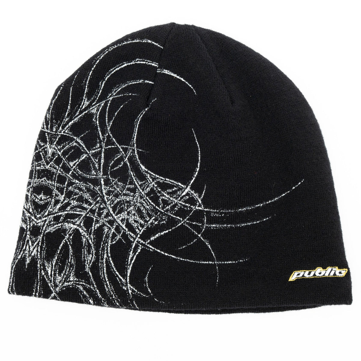 Public General Skully Beanie - Black