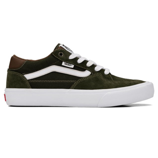 Green/Brown Vans Skate Rowan Shoe