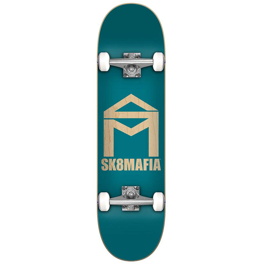 Blue House Logo Sk8mafia Complete Skateboard