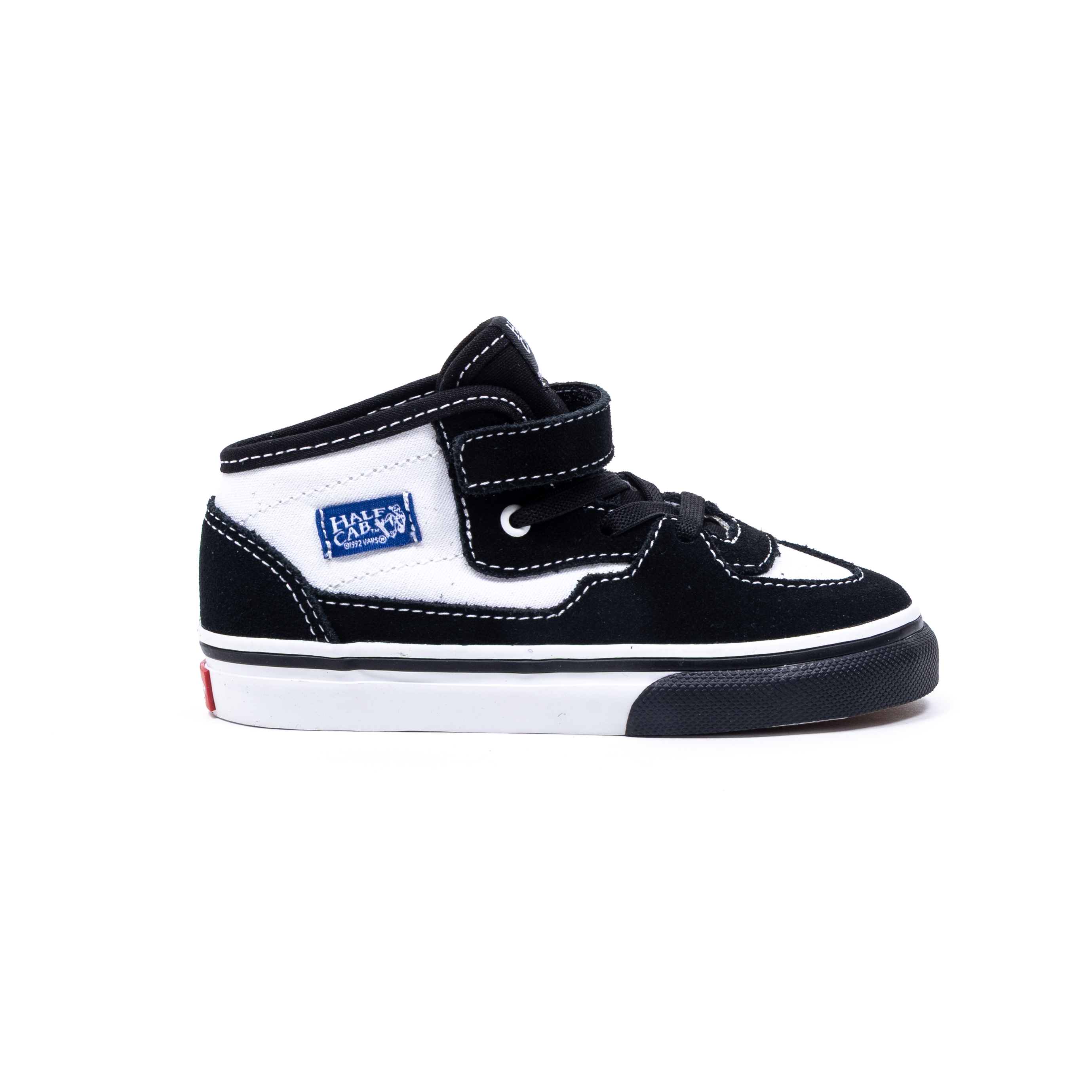Vans Toddler Half Cab Decon Elastic Lace Skateboard Shoe - Black/Blue