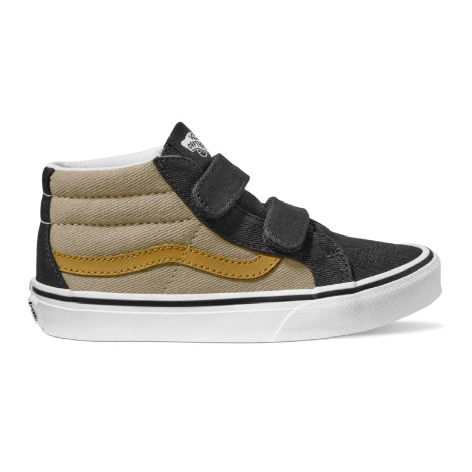Vans Kids SK8-Mid Reissue Skateboard Shoe - Twill Tan