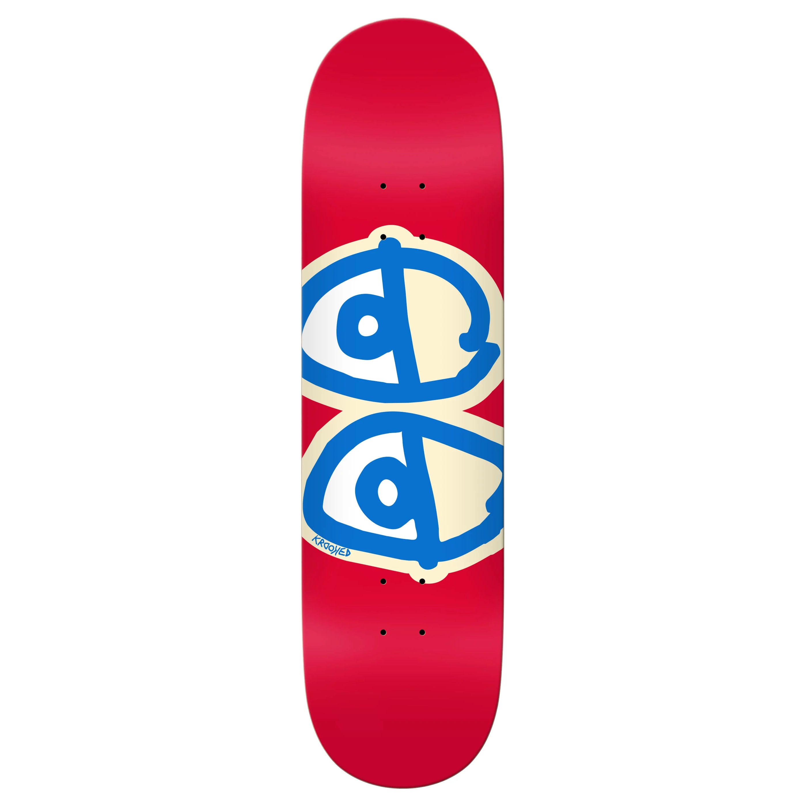 Red Team Eyes Krooked Skateboard Deck