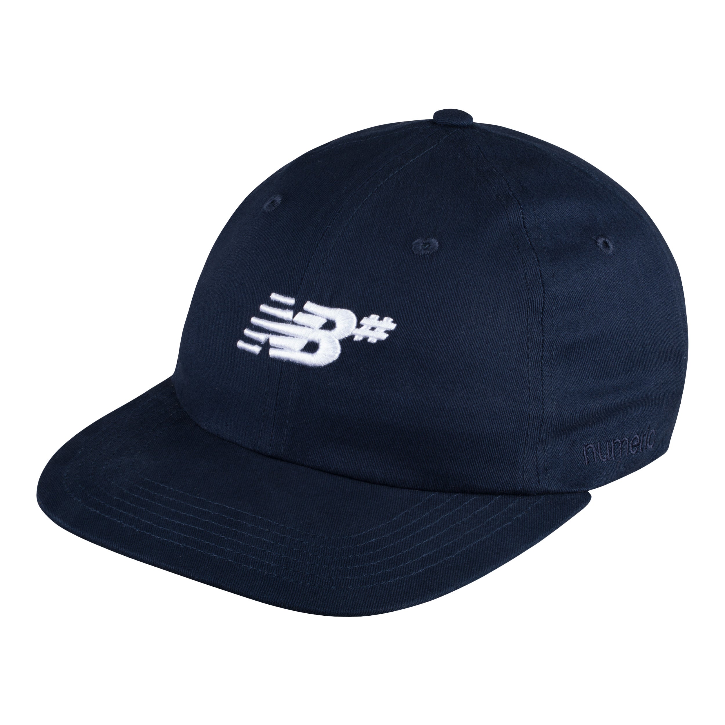 Navy NB Numeric Snapback Hat