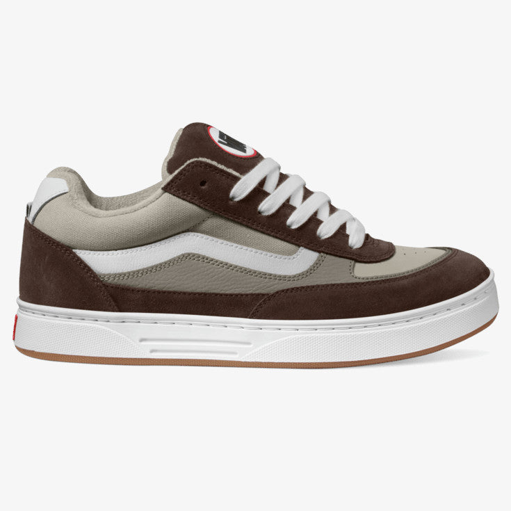 Brown/White Skate Estazzo Vans Skate Shoe