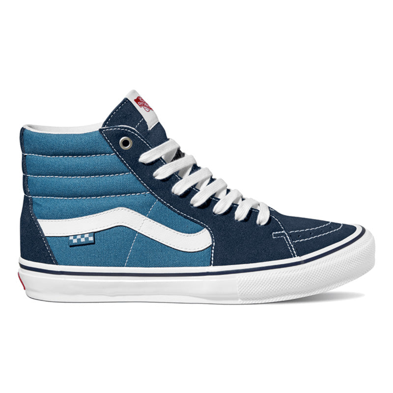 Navy/White Vans Skateboarding Sk8-Hi Shoe