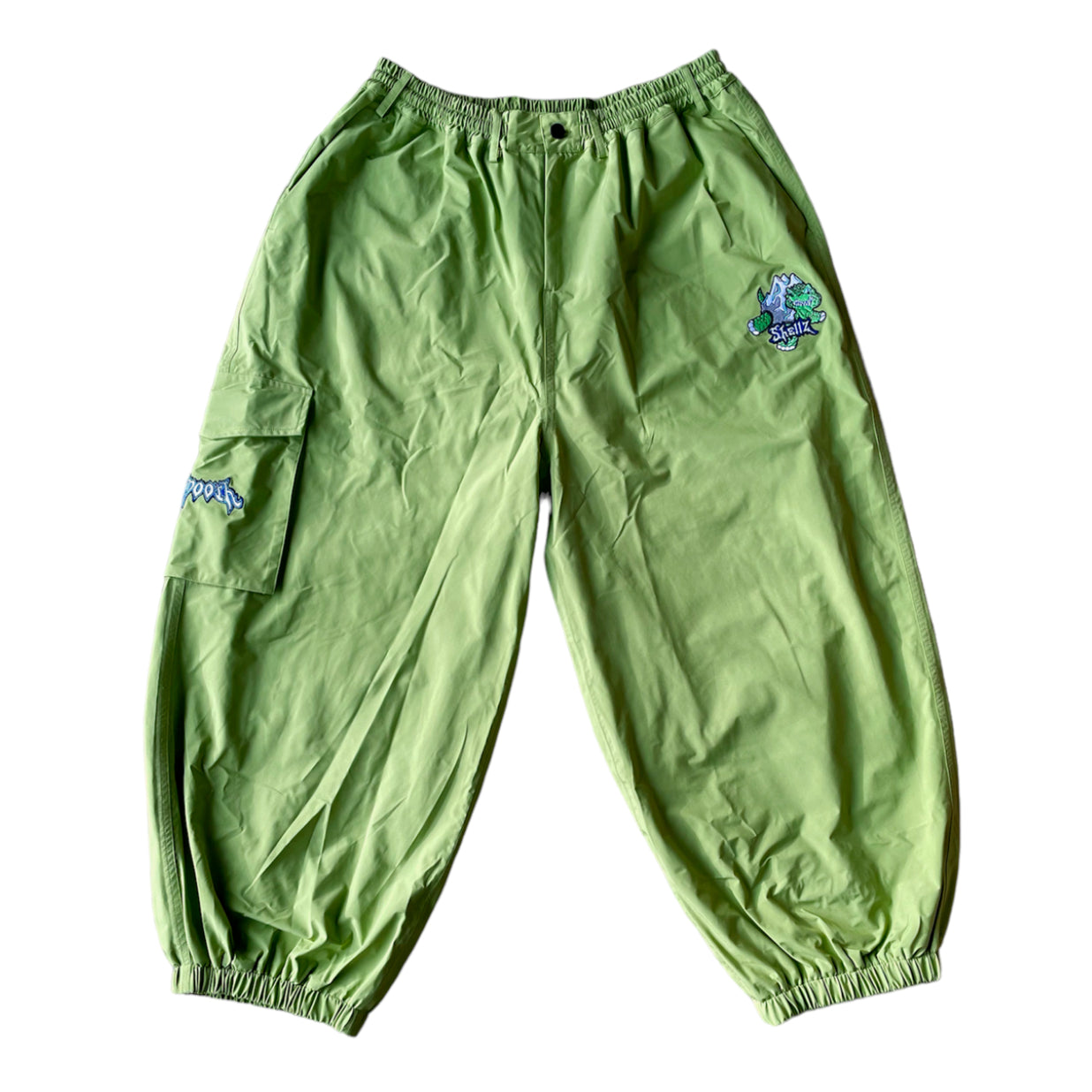 Matcha Green Smooth Shellz Snow Pants