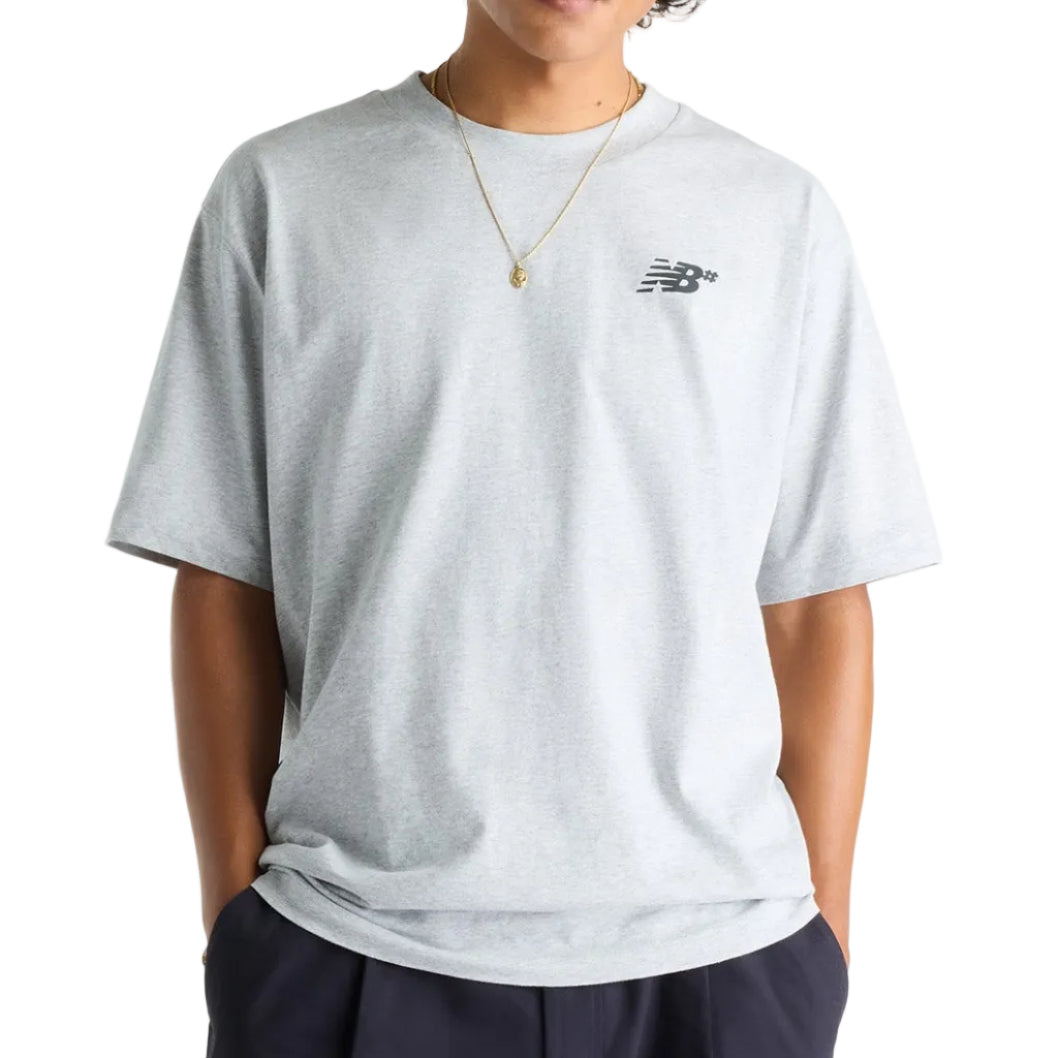 Grey Small Logo NB Numeric T-Shirt